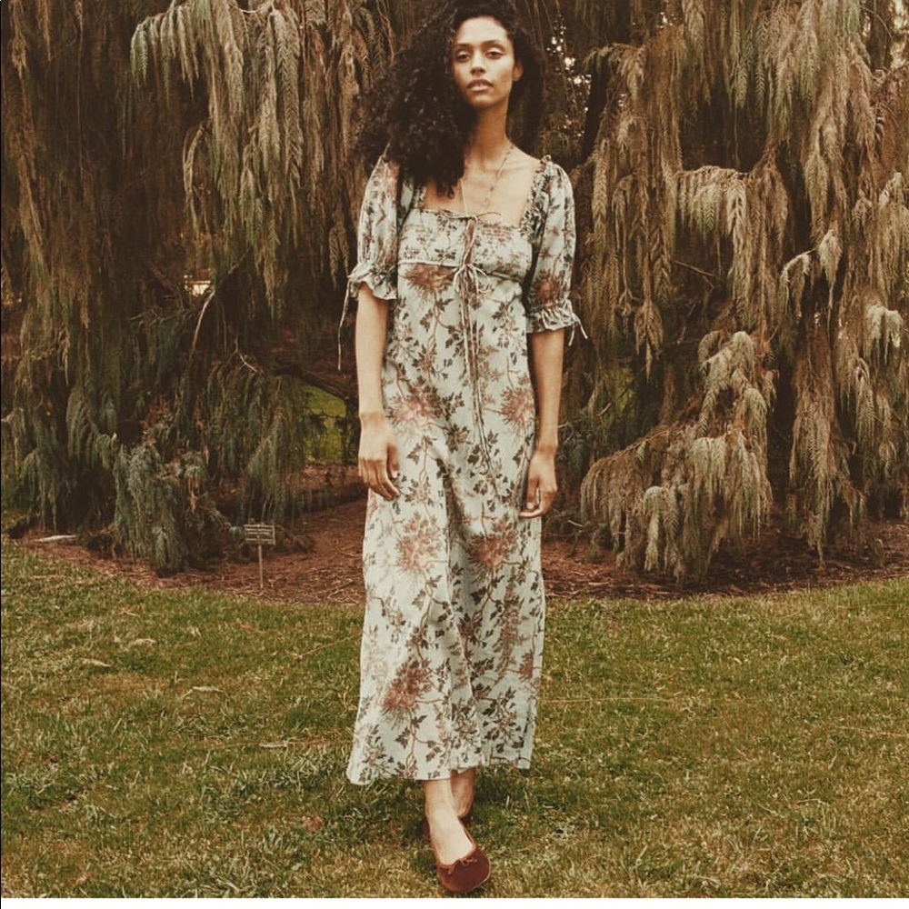Doên (Doen) Vetiver Dress Bluebell Summer Floral